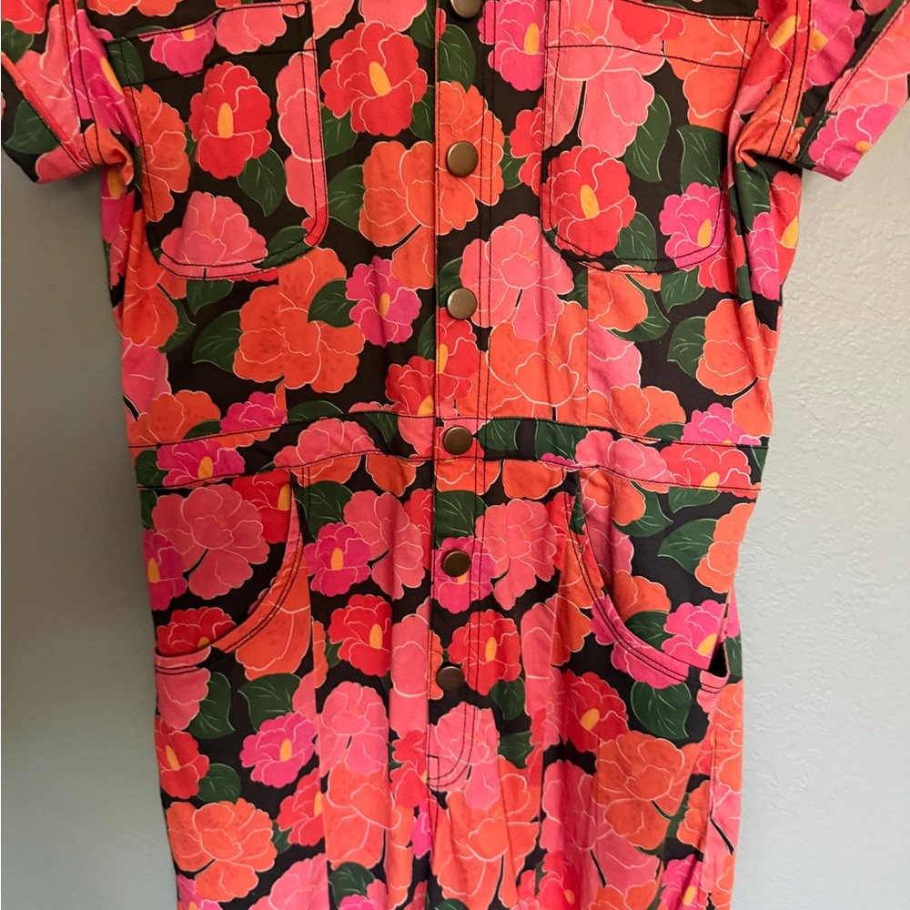 Mixed by Nasrin size M Classic Jumpsuit in Ruby - Picture 5 of 12